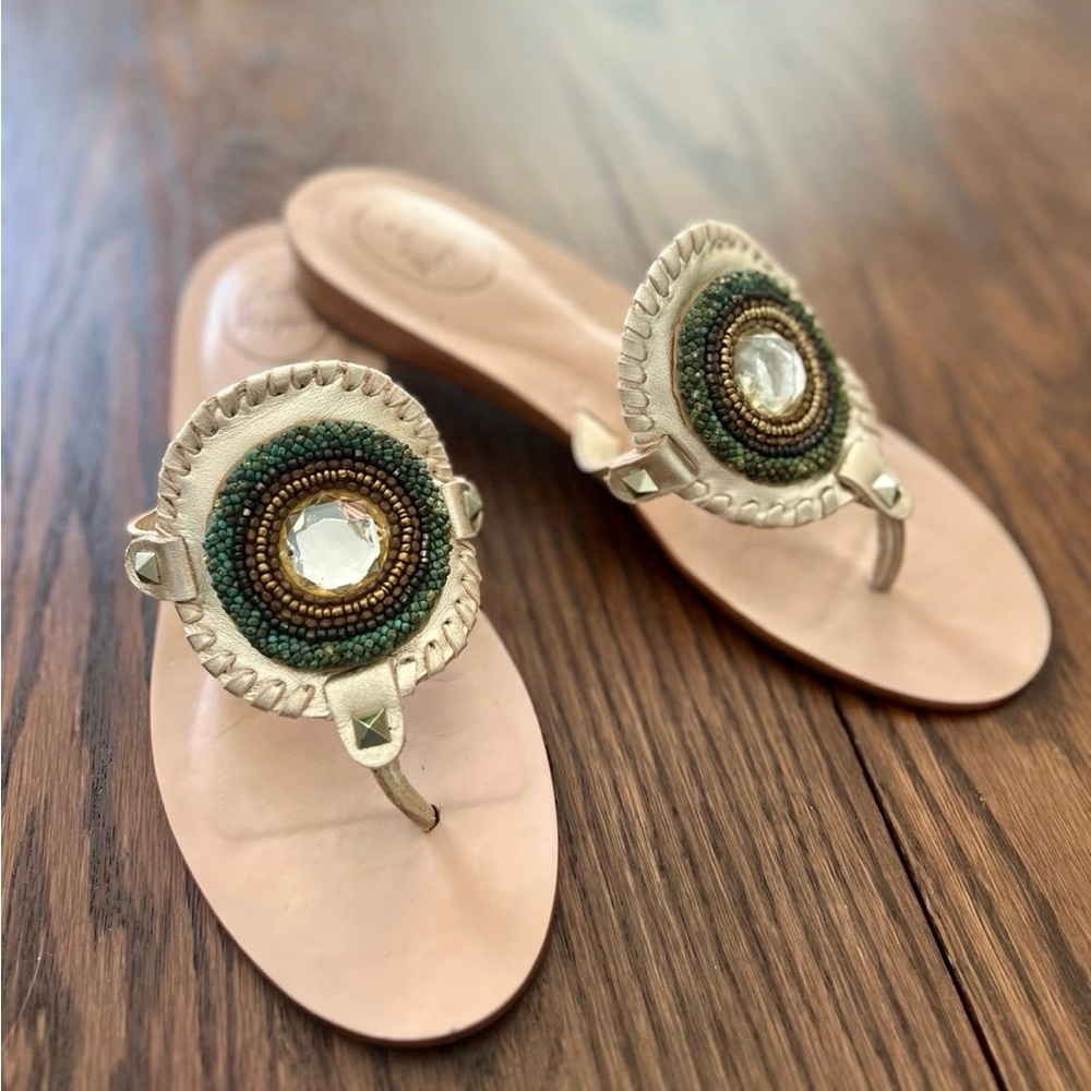 Jack rogers Gisele leather sandals
